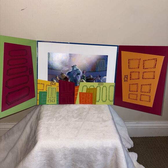 Monsters Inc Disney Store Pixar Exclusive Lithograph Portfolio Set of 4 Prints - Picture 3 of 10